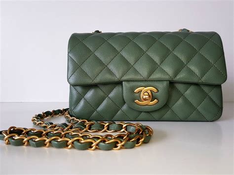 women's green chanel bag|olive green chanel bag.